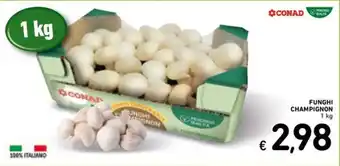 Spazio Conad Funghi champignon offerta