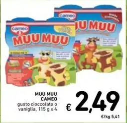 Spazio Conad MUU MUU CAMEO gusto cioccolato o vaniglia offerta