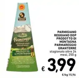 Spazio Conad Parmigiano reggiano dop prodotto di montagna parmareggio GRANTERRE offerta