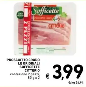 Spazio Conad Prosciutto crudo le originali sofficette CITTERIO offerta