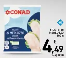 Spazio Conad Conad filetti di merluzzo offerta