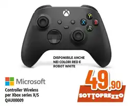 Ipercoop Microsoft controller wireless per xbox series x/s qau00009 offerta