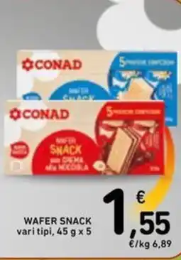 Spazio Conad Wafer snack offerta