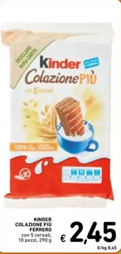 Spazio Conad Kinder colazione più FERRERO offerta