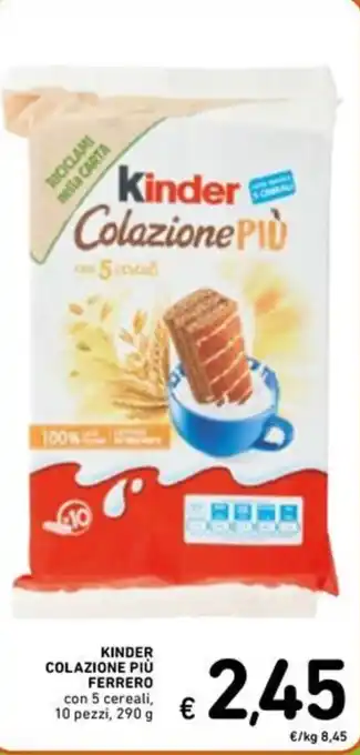 Spazio Conad Kinder colazione più FERRERO offerta