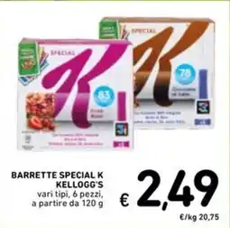 Spazio Conad Barrette special k KELLOGG'S offerta