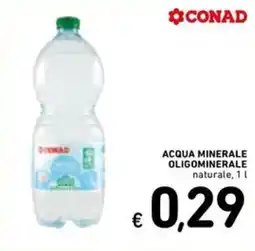 Spazio Conad Acqua minerale oligominerale naturale offerta