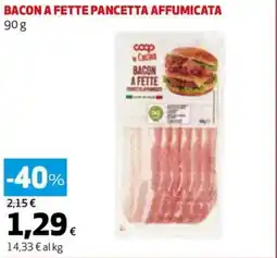 Coop Bacon a fette pancetta affumicata offerta