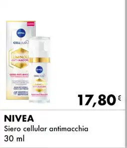 Iper Tosano NIVEA Siero cellular antimacchia offerta