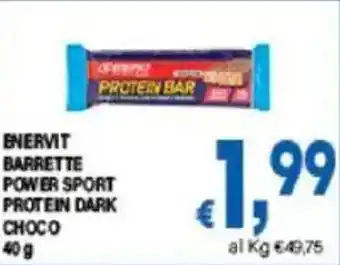 DEM Enervit barrette power sport protein dark choco offerta