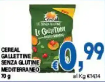 DEM Cereal gallettine senza glutine mediterraneo offerta