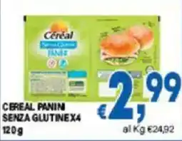 DEM Cereal panini senza glutine offerta