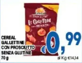 DEM Cereal gallettine con prosciutto senza glutine offerta