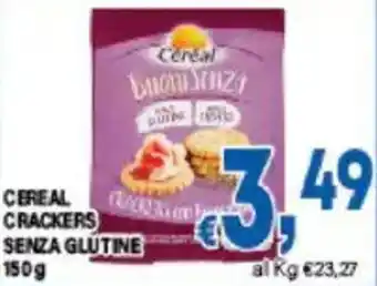 DEM Cereal a crackers senza glutine offerta