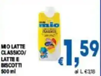 DEM Mio latte classico/ latte e biscotti offerta