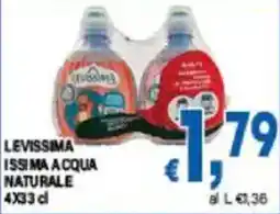 DEM Levissima issima acqua naturale offerta