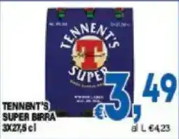 DEM Tennent's super birra offerta