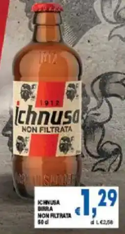 DEM Ichnusa birra non filtrata offerta