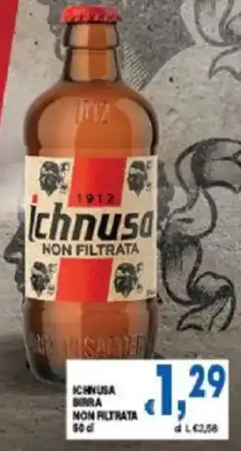 DEM Ichnusa birra non filtrata offerta