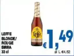 DEM Leffe blonde/ rouge birra offerta