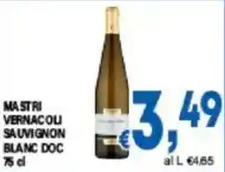 DEM Mastri vernacoli sauvignon blanc doc offerta