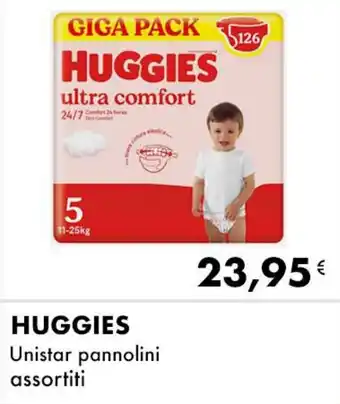 Iper Tosano HUGGIES Unistar pannolini assortiti offerta