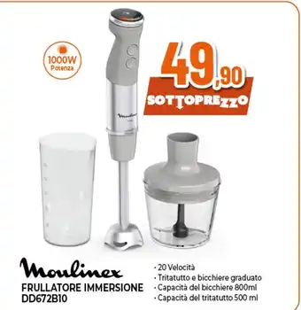 Ipercoop Moulinex frullatore immersione DD672B10 offerta