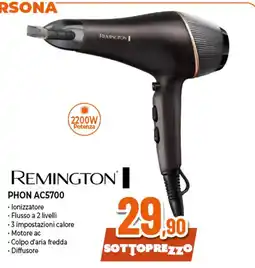 Ipercoop Remington phon ac5700 offerta