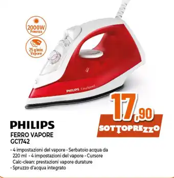 Ipercoop Philips ferro vapore gc1742 offerta