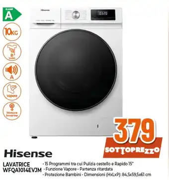 Ipercoop Hisense lavatrice WFQA1014EVM3M offerta