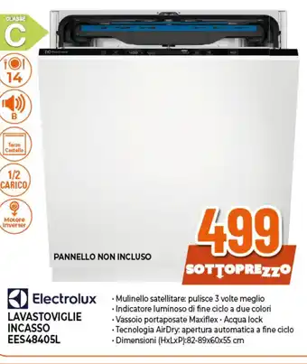 Ipercoop Electrolux lavastoviglie incasso ees48405l offerta