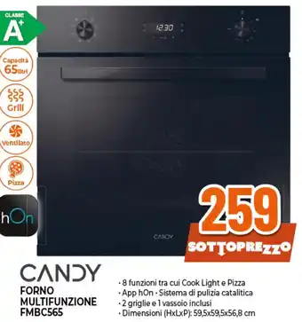 Ipercoop Candy forno multifunzione fmbc565 offerta