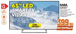 Ipercoop Saba tv led uhd 65" sa65k79vda offerta