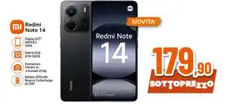 Ipercoop mi redmi Note 14 offerta