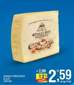 Qui Discount Asiago pressato d.o.p. offerta