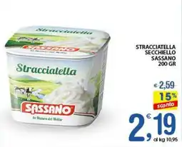 Qui Discount Stracciatella secchiello SASSANO offerta