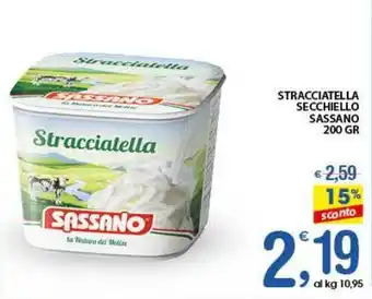 Qui Discount Stracciatella secchiello SASSANO offerta