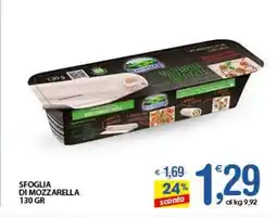 Qui Discount Sfoglia di mozzarella offerta