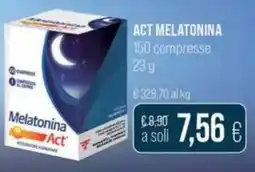 Coop Act melatonina 150 compresse offerta