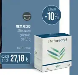 Coop Metarecod 40 bustine granulari da 2,5 g offerta