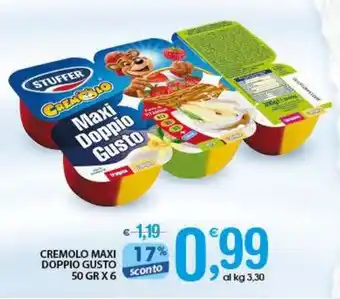 Qui Discount Cremolo maxi doppio gusto offerta