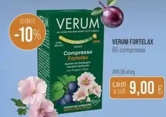 Coop Verum fortelax 80 compresse offerta