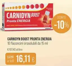 Coop Carnidyn boost pronta energia offerta