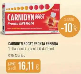 Coop Carnidyn boost pronta energia offerta