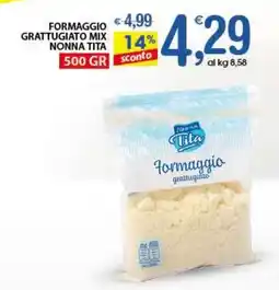 Qui Discount Formaggio grattugiato mix NONNA TITA offerta