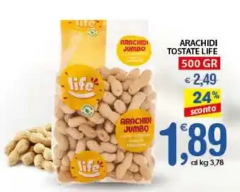 Qui Discount Arachidi tostate LIFE offerta