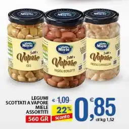 Qui Discount Legumi scottati a vapore miele assortiti offerta