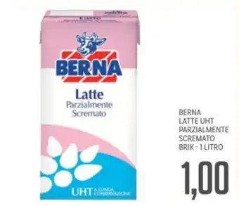 Supermercati Piccolo Berna latte uht parzialmente scremato brik offerta