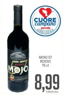 Supermercati Piccolo Moio 57 rosso offerta