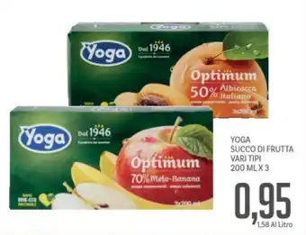 Supermercati Piccolo Yoga succo di frutta vari tipi offerta